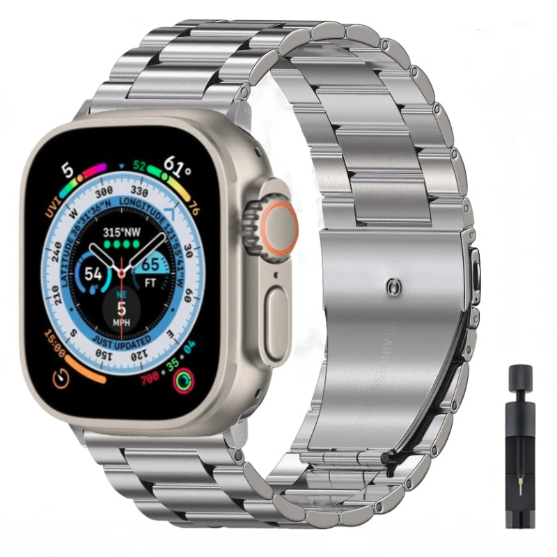 Metal strap For Apple watch 10 46mm 42mm Ultra/2 49mm 9 8 7 45mm 41mm Stainless steel wristband For iWatch 6 5 4 3 SE 44mm 40mm